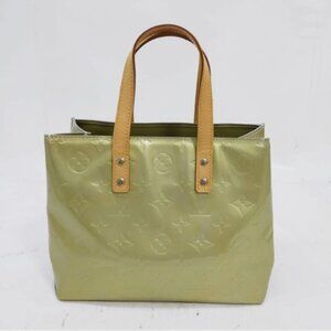 Authentic Louis Vuitton Reade PM Gold Vernis Hand Bag mn292-010326